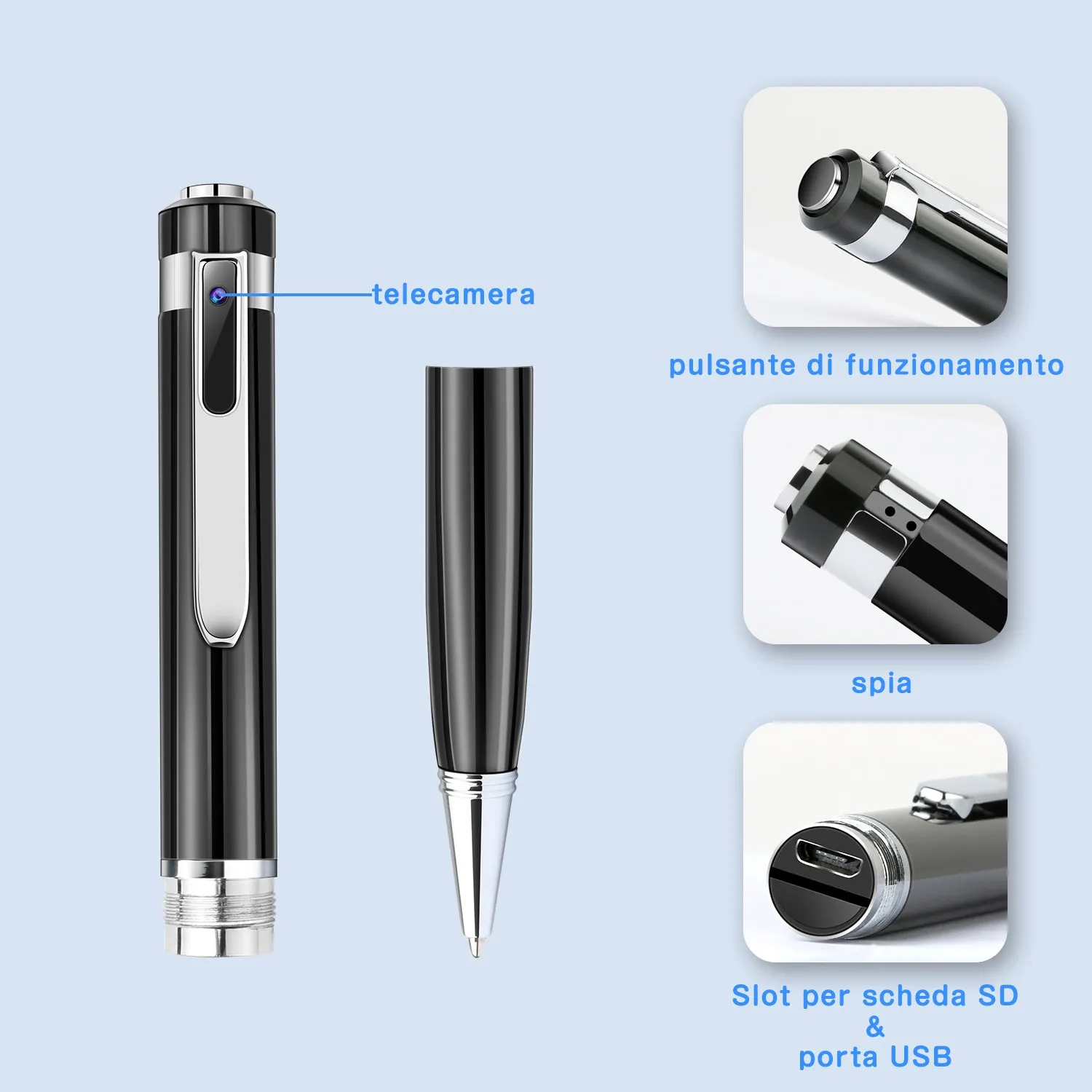 1080P HD Hidden Camera Pen | TechTonic®