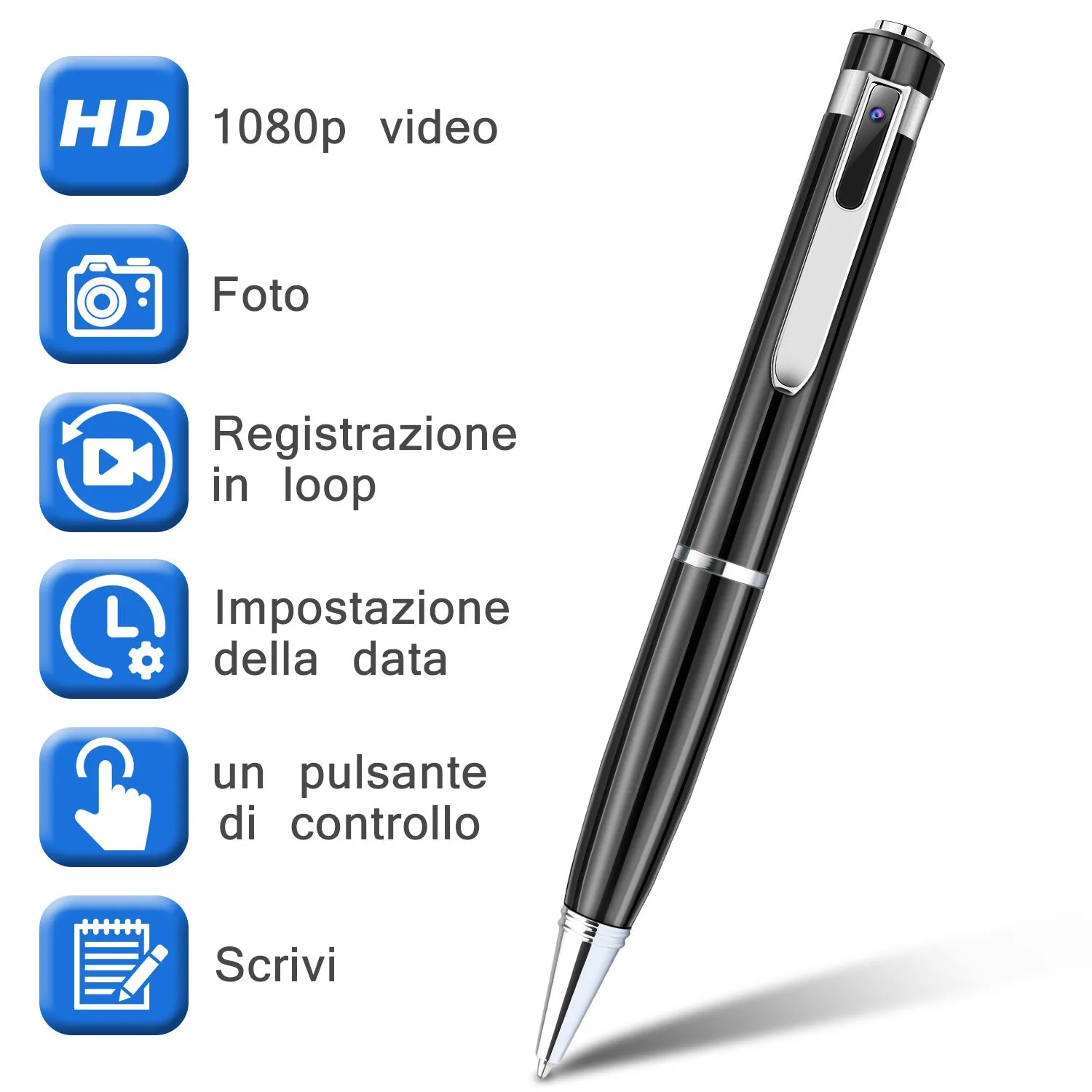 1080P HD Hidden Camera Pen | TechTonic®