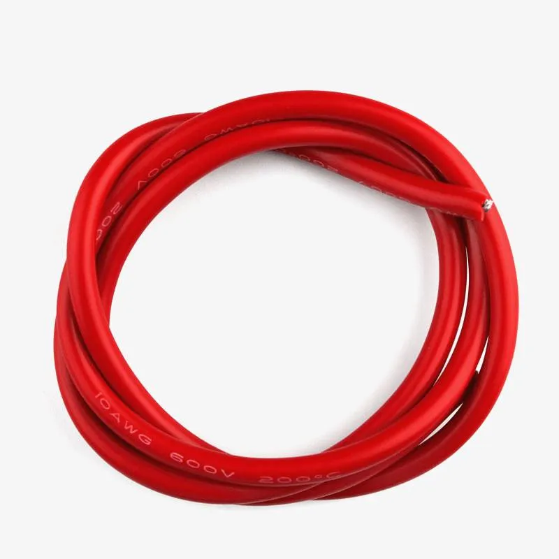 10AWG Silicone Wire Red ( 1 meter ) - High Quality Ultra Flexible for Battery Packs