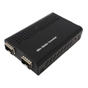 10G Multimode to Singlemode Duplex Fiber Converter