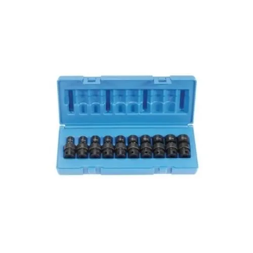 10PC 3/8" DR UNIVERSAL METRIC SET