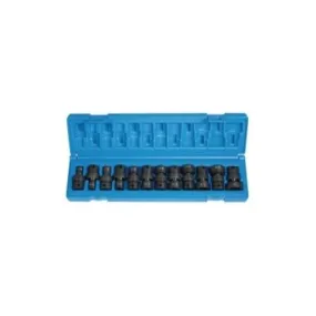 12 PC 3/8" DR 6 PT STANDARD LENGTH FRAC UNIV SET