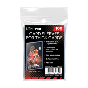 130PT Thick Card Sleeves for Standard Size Cards