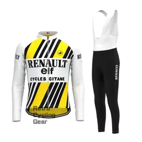 1980s elf Retro Long Sleeve Cycling Kits
