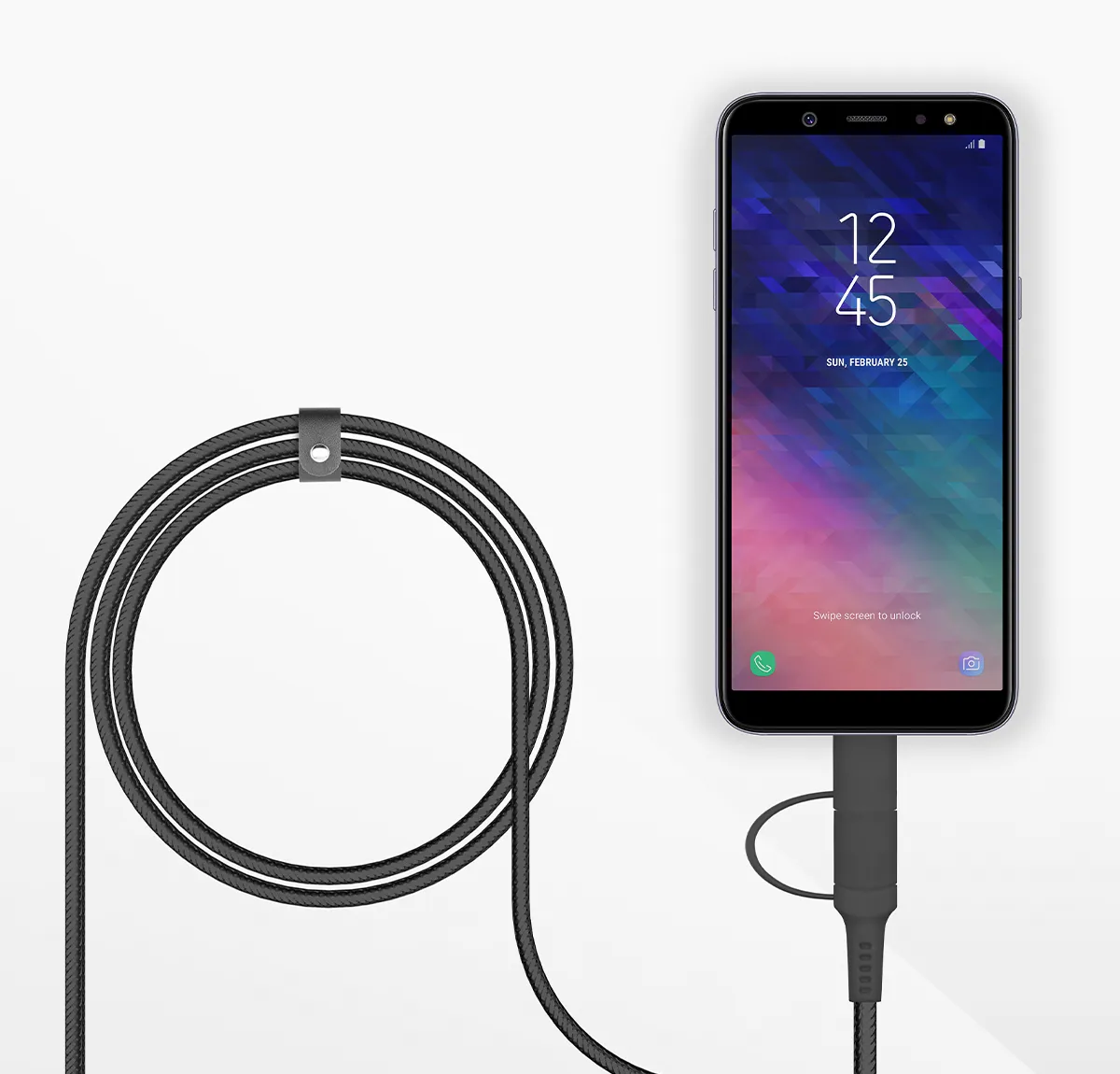 2-in-1 Multicable |USB-A to Micro USB & USB-C