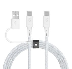 2-in-1 Multicable | USB-C to USB-C & USB-A