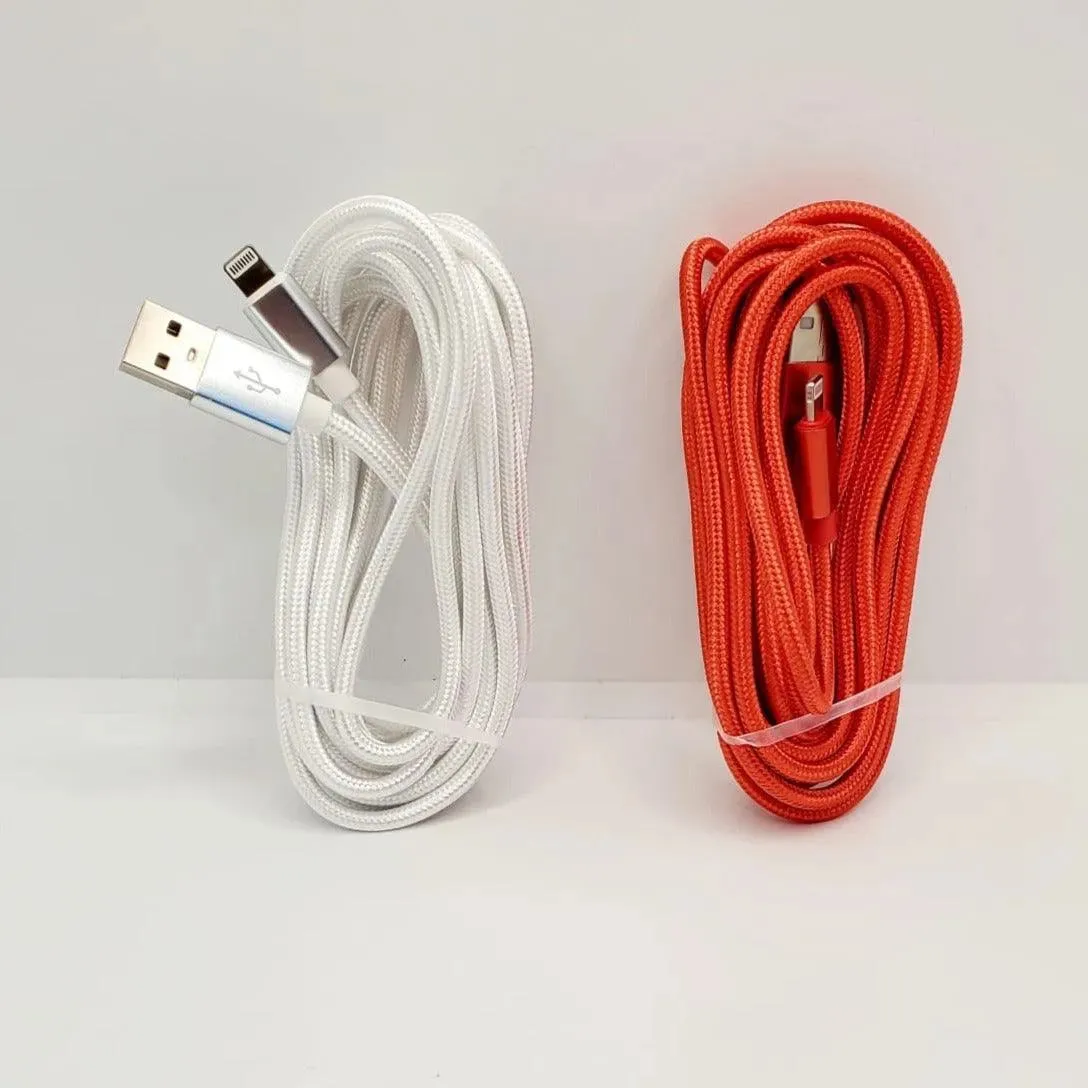 2 PACK of XL10FT Charger Compatible for Iphone