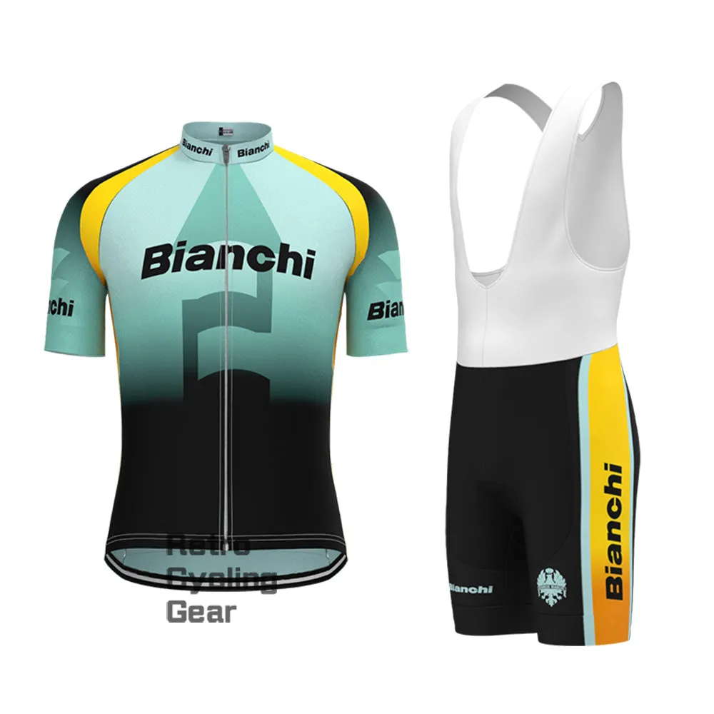 2003 Bianchi Retro Long Sleeve Cycling Kits