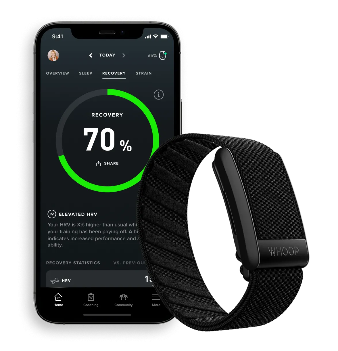 30-Day WHOOP Membership Trial with Device – Wearable Health, Fitness & Activity Tracker