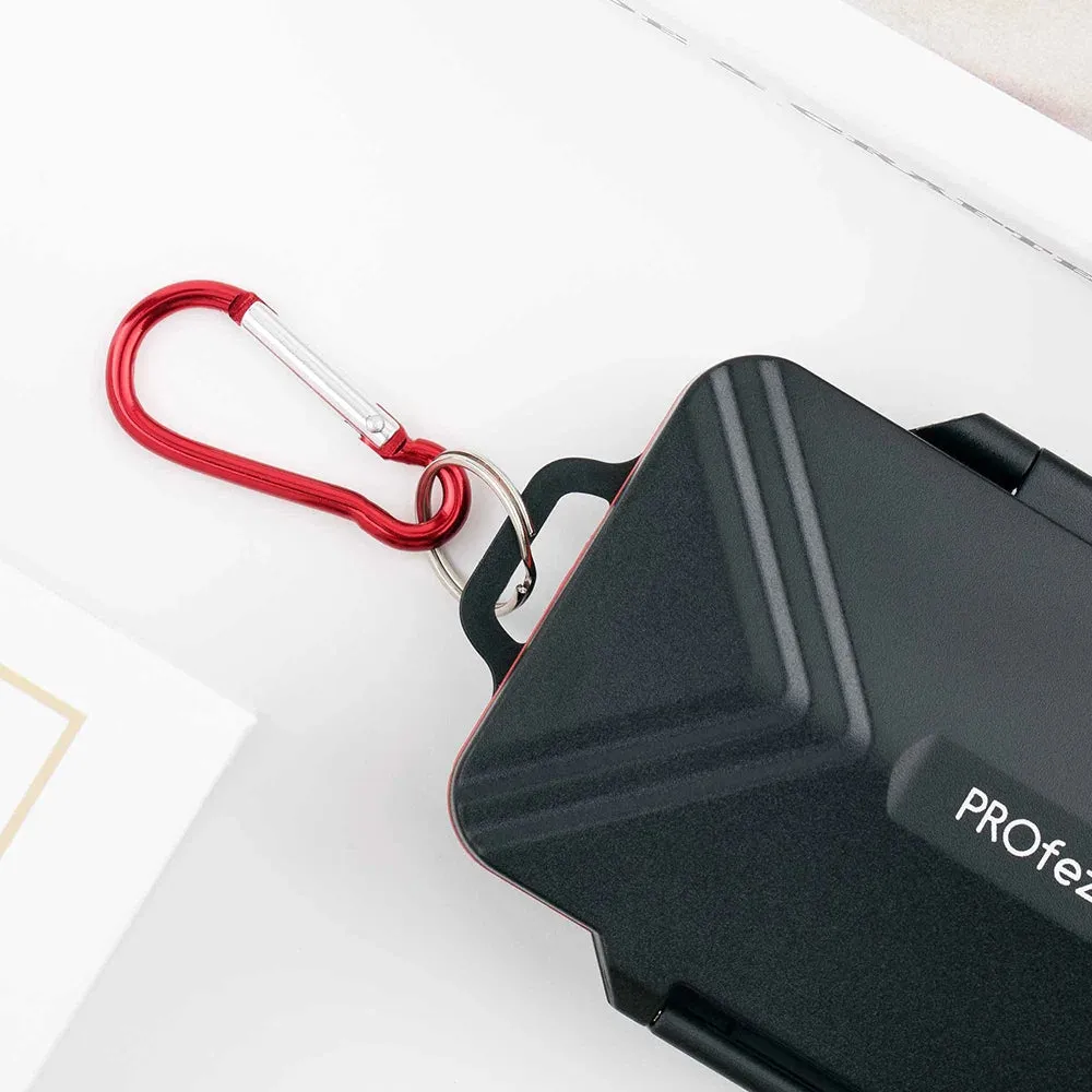 36 Slots SD Card Case Waterproof CF Micro SD Card Holder Storage Box with Carabiner Memory Card