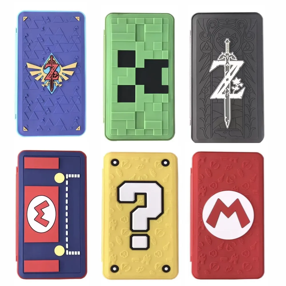 3D Game Card Case 24-Slot Game/Micro SD Holder For Nintendo Switch Games - 9 Models