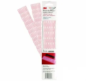 3M 8069 Press-In-Place Emblem Adhesive, 08069, 2 in x 12 in - (10 per pack)