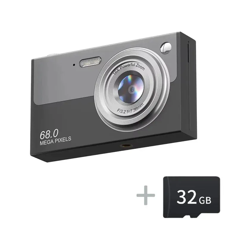 4K Wi-Fi Travel Camera with 16x Zoom