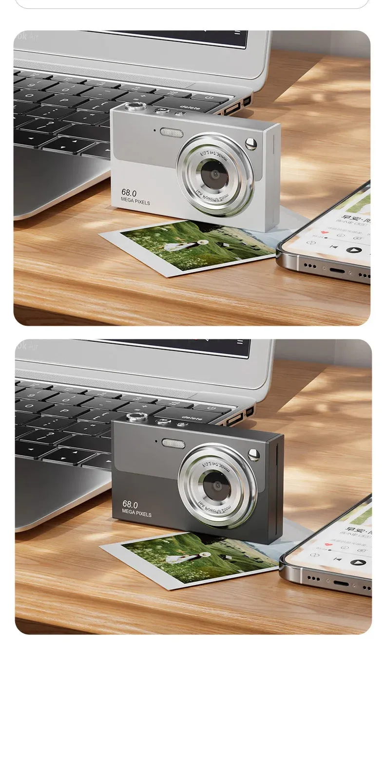 4K Wi-Fi Travel Camera with 16x Zoom