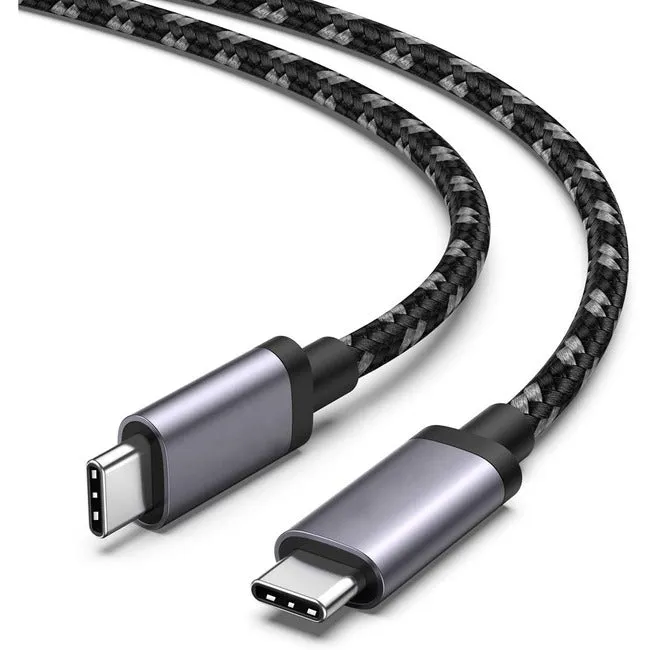 4XEM Nylon Braided USB-C to C 40 Gigabit 80CM/0.80M Cable 4XUSB40GBRD080CM