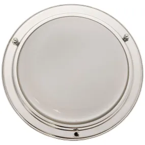 6 1/2" Recess Light LED Chrome Opal Switched