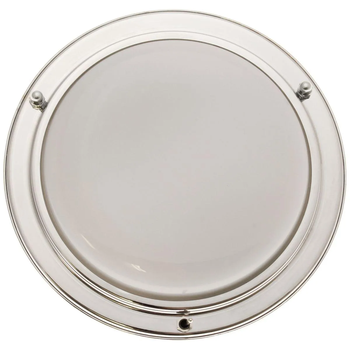 6 1/2" Recess Light LED Chrome Opal Switched