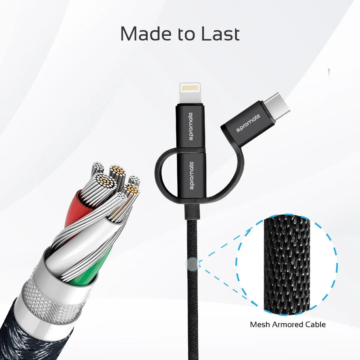 6-in-1 Smart USB Cable for Charging and Data Transfer