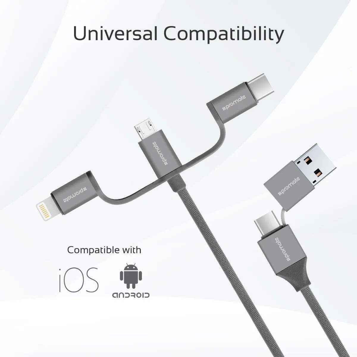 6-in-1 Smart USB Cable for Charging and Data Transfer