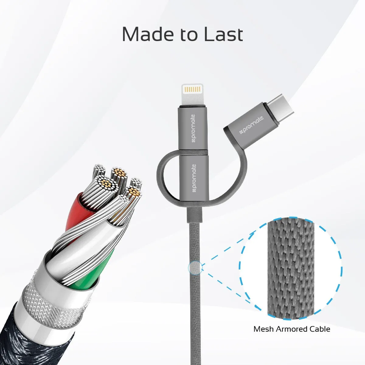 6-in-1 Smart USB Cable for Charging and Data Transfer