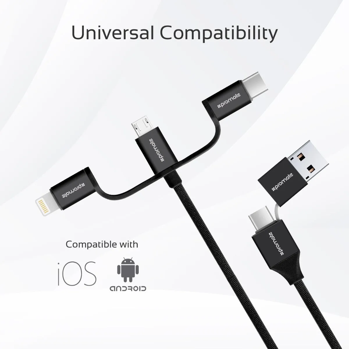6-in-1 Smart USB Cable for Charging and Data Transfer