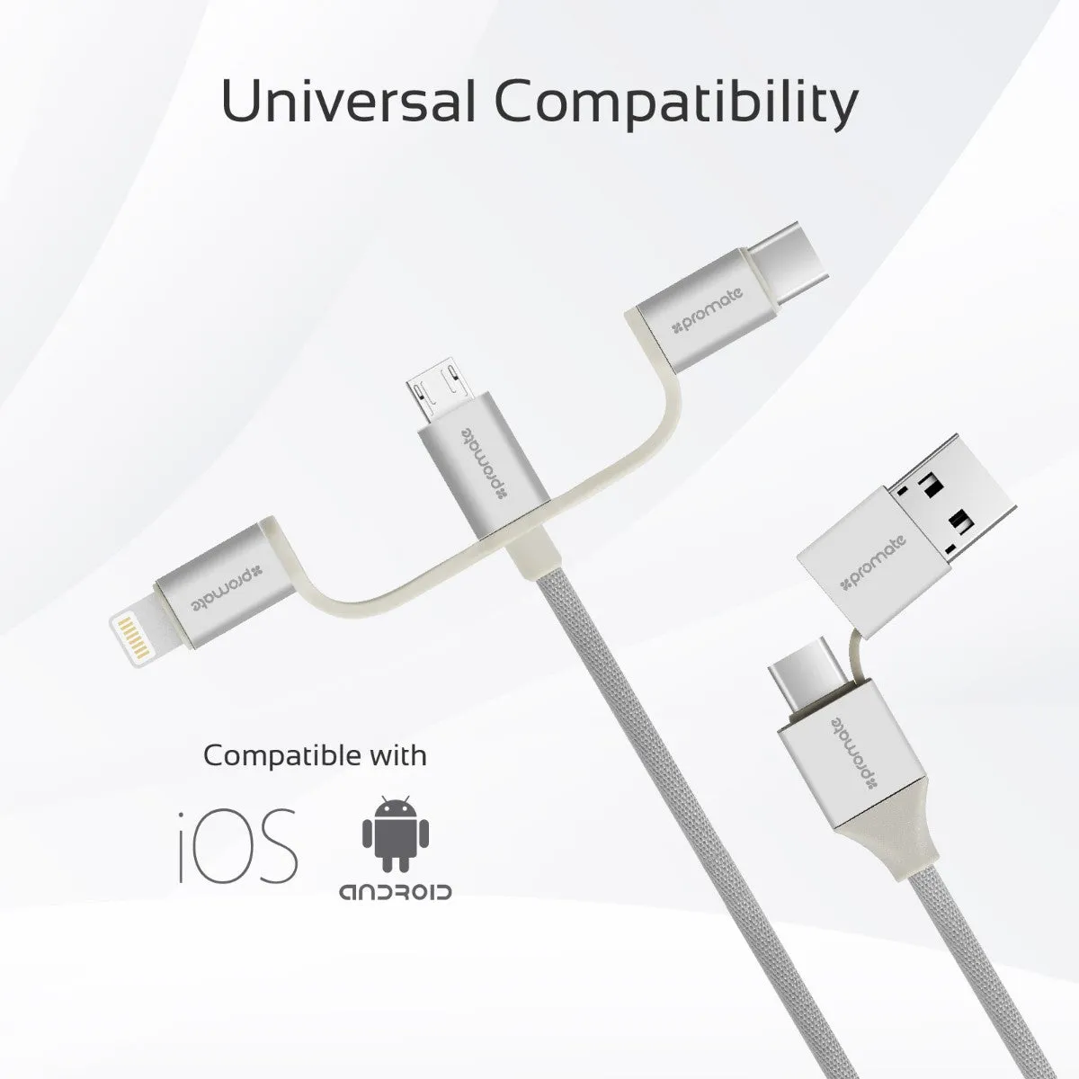 6-in-1 Smart USB Cable for Charging and Data Transfer