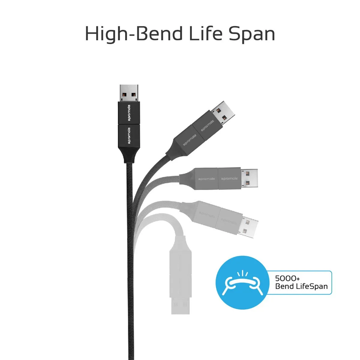 6-in-1 Smart USB Cable for Charging and Data Transfer