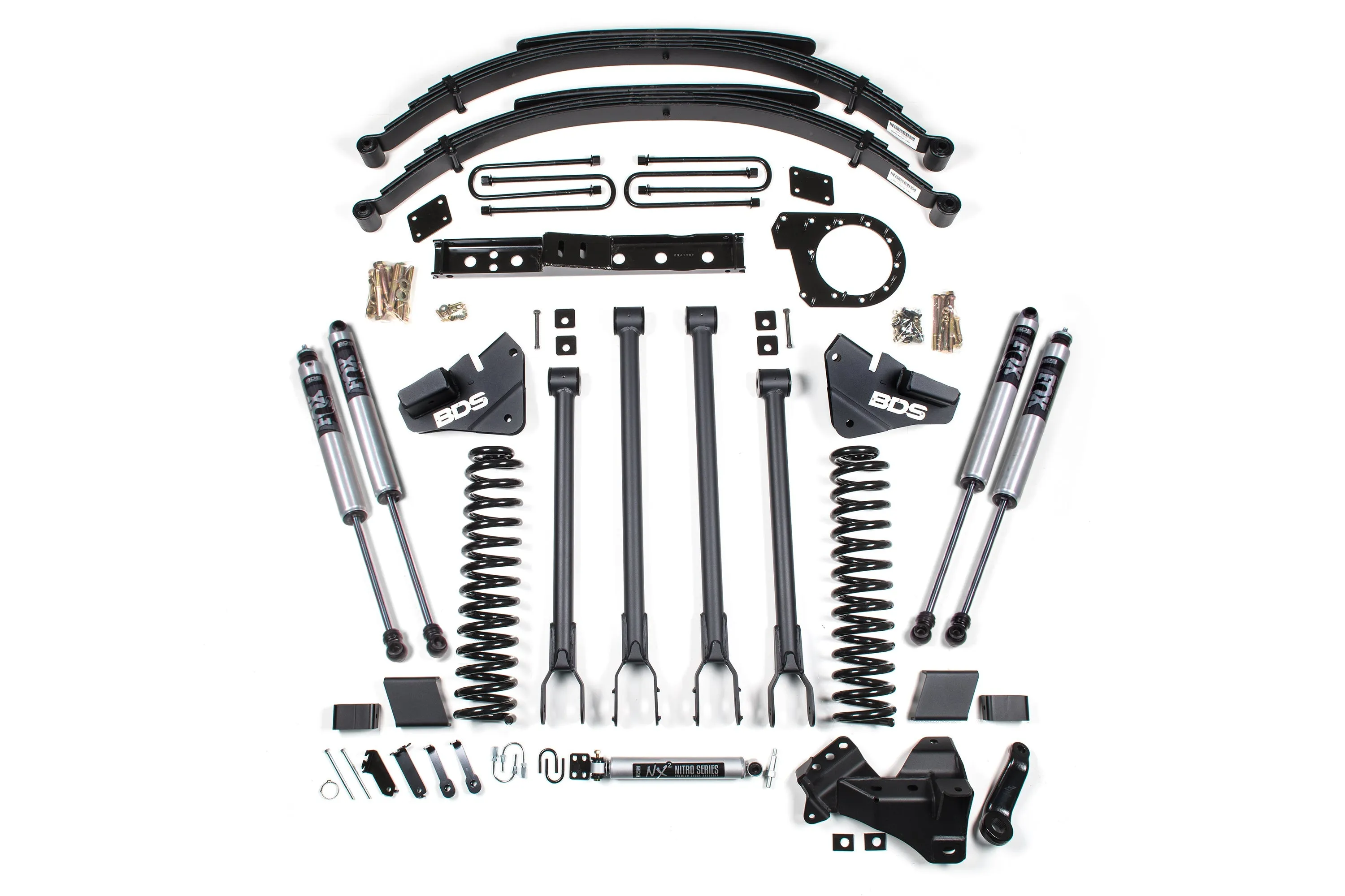 6 Inch Lift Kit | 4-Link Conversion | Ford F250/F350 Super Duty (17-19) 4WD | Diesel