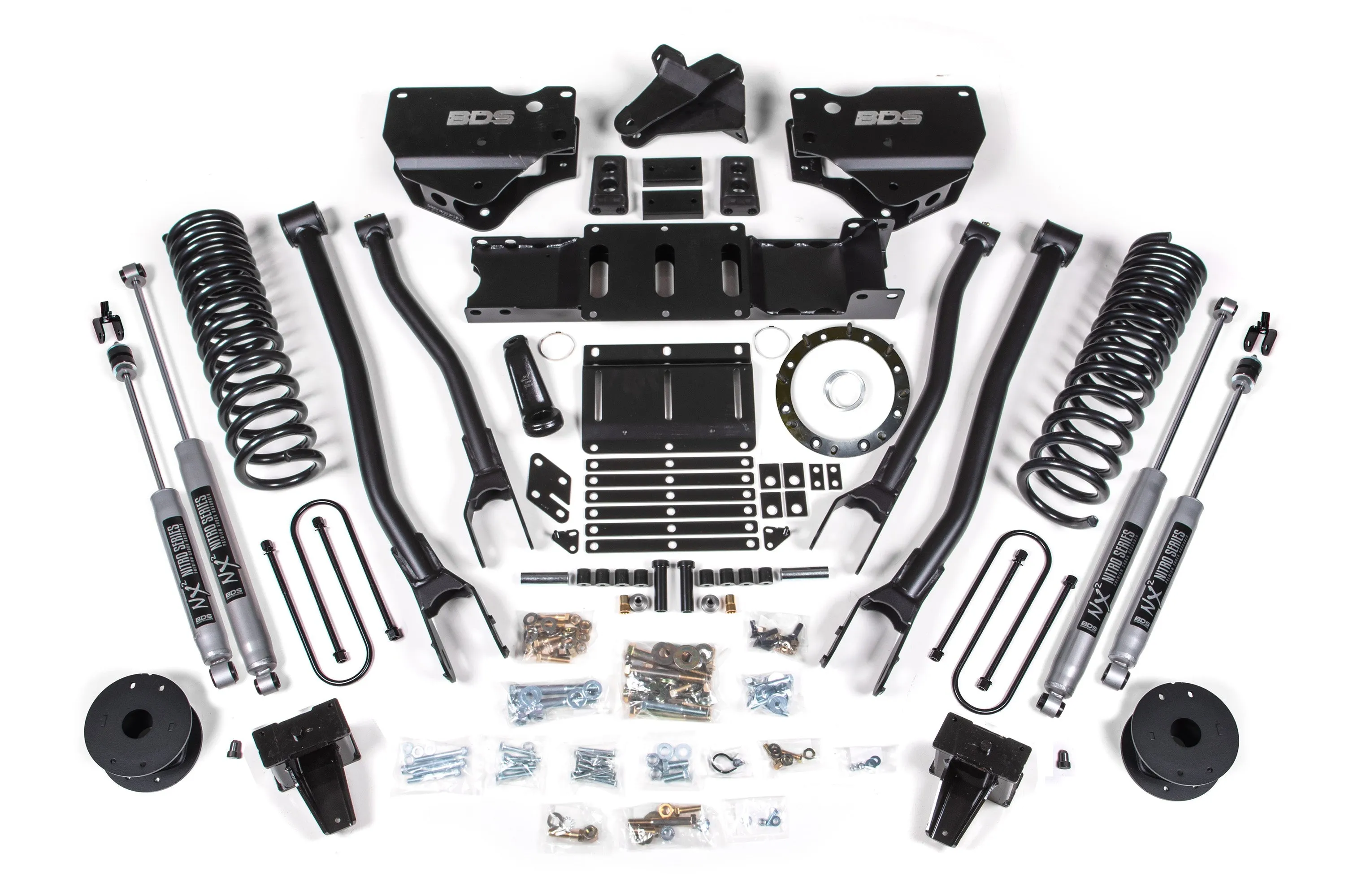 6 Inch Lift Kit w/ 4-Link | Ram 3500 w/ Rear Air Ride (19-23) 4WD | Diesel