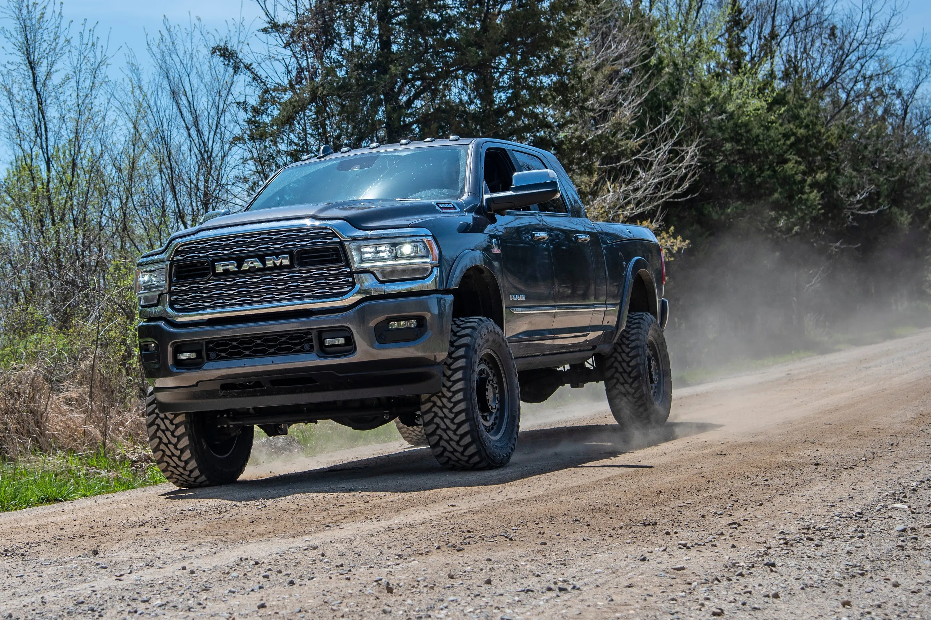 6 Inch Lift Kit w/ 4-Link | Ram 3500 w/ Rear Air Ride (19-23) 4WD | Diesel
