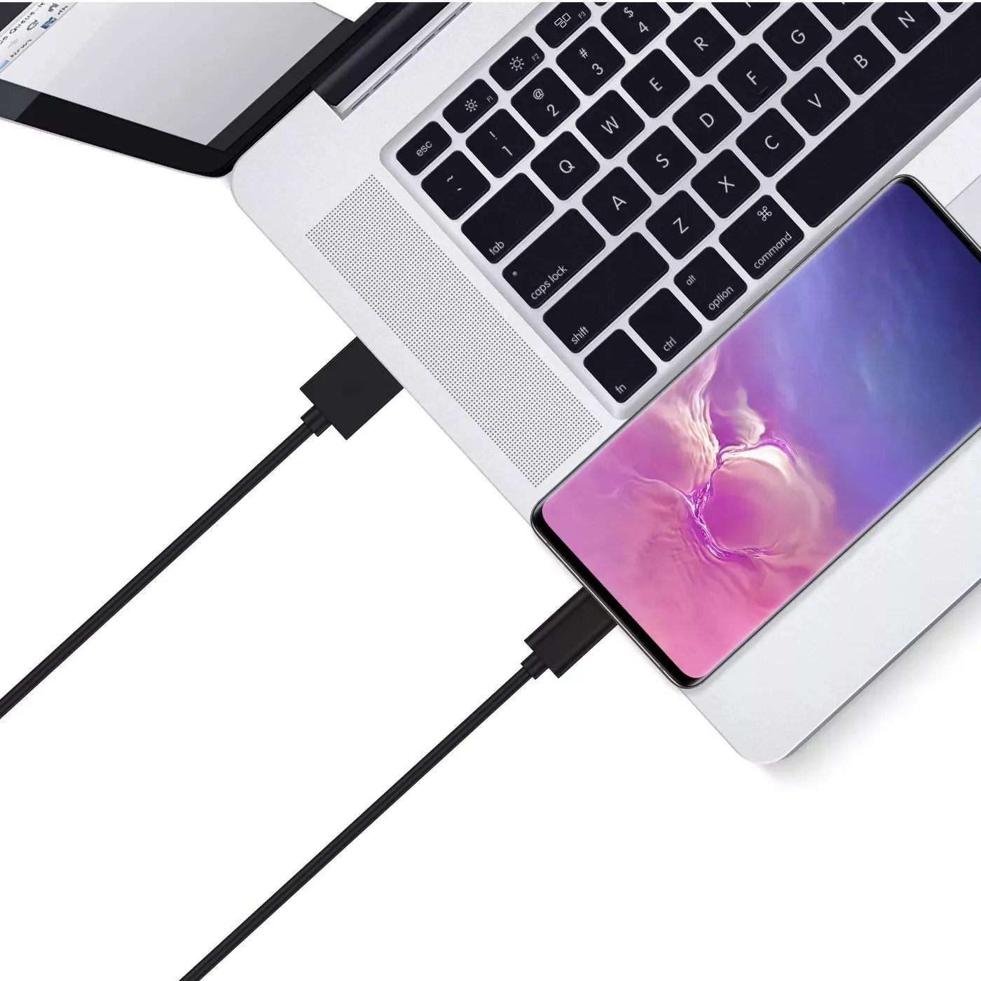 6ft Type-C to USB-A Cable Dual Pack - Black