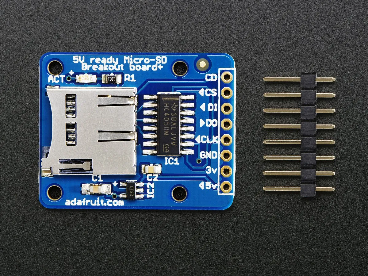Adafruit MicroSD card breakout board 