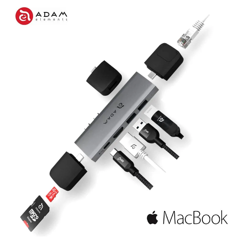 Adam Elements CASA HUB 10E SUPER DOCK USB-C TB3 8K HDMI Macbook Laptop