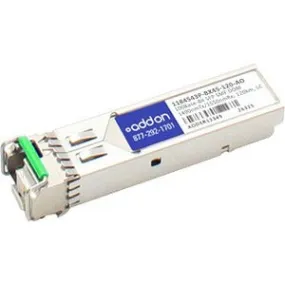 Addon Adtran 1184543P-Bx45-120 Compatible Taa Compliant 100Base-Bx Sfp Transceiver (Smf, 1490Nmtx/1550Nmrx, 120Km, Lc, Dom)