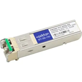 AddOn Cisco DWDM-SFP-4453 Compatible TAA Compliant 1000Base-DWDM 100GHz SFP Transceiver (SMF, 1544.53nm, 80km, LC, DOM) DWDM-SFP-4453-AO