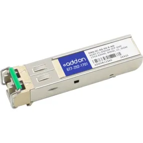AddOn Cisco ONS ONS-SC-4G-54.9 Compatible TAA Compliant 4GBase-DWDM 100GHz SFP Transceiver (SMF, 1554.94nm, 80km, LC, DOM) ONS-SC-4G-54.9-AO