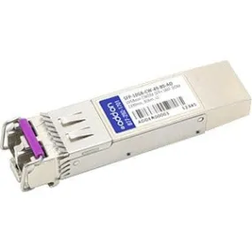 Addon Msa And Taa Compliant 10Gbase-Cwdm Sfp  Transceiver (Smf, 1490Nm, 80Km, Lc, Dom)