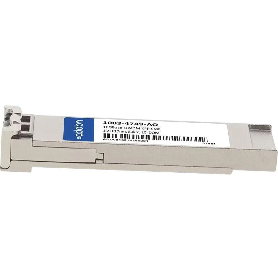 Addon Networks 1003-4749-Ao Network Transceiver Module Fiber Optic 10000 Mbit/S Xfp 1558.17 Nm