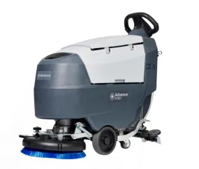 Advance SC401 17B Two 98 Ah maint-frre (gel) batteries, onboard charger and prolene brush, Scrubber