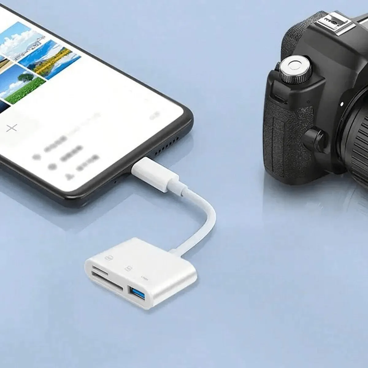 All-in-One Type-C Card Reader: Effortless SD & USB Connections for Your Devices