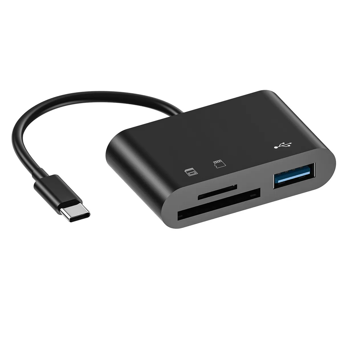 All-in-One Type-C Card Reader: Effortless SD & USB Connections for Your Devices