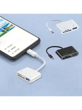 All-in-One Type-C Card Reader: Effortless SD & USB Connections for Your Devices