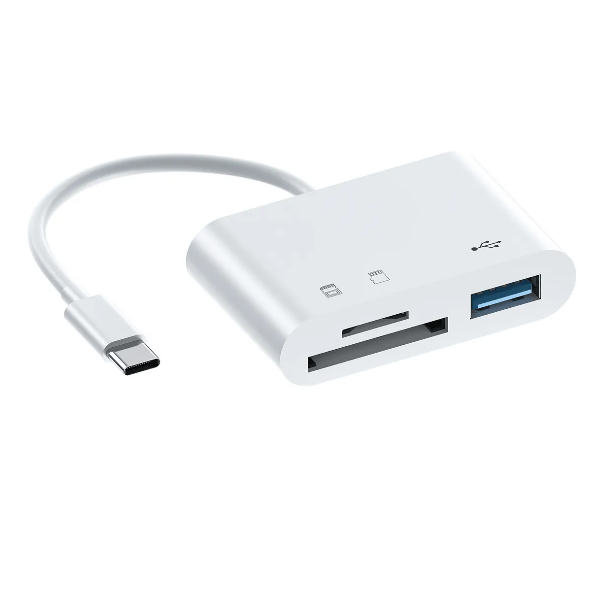 All-in-One Type-C Card Reader: Effortless SD & USB Connections for Your Devices