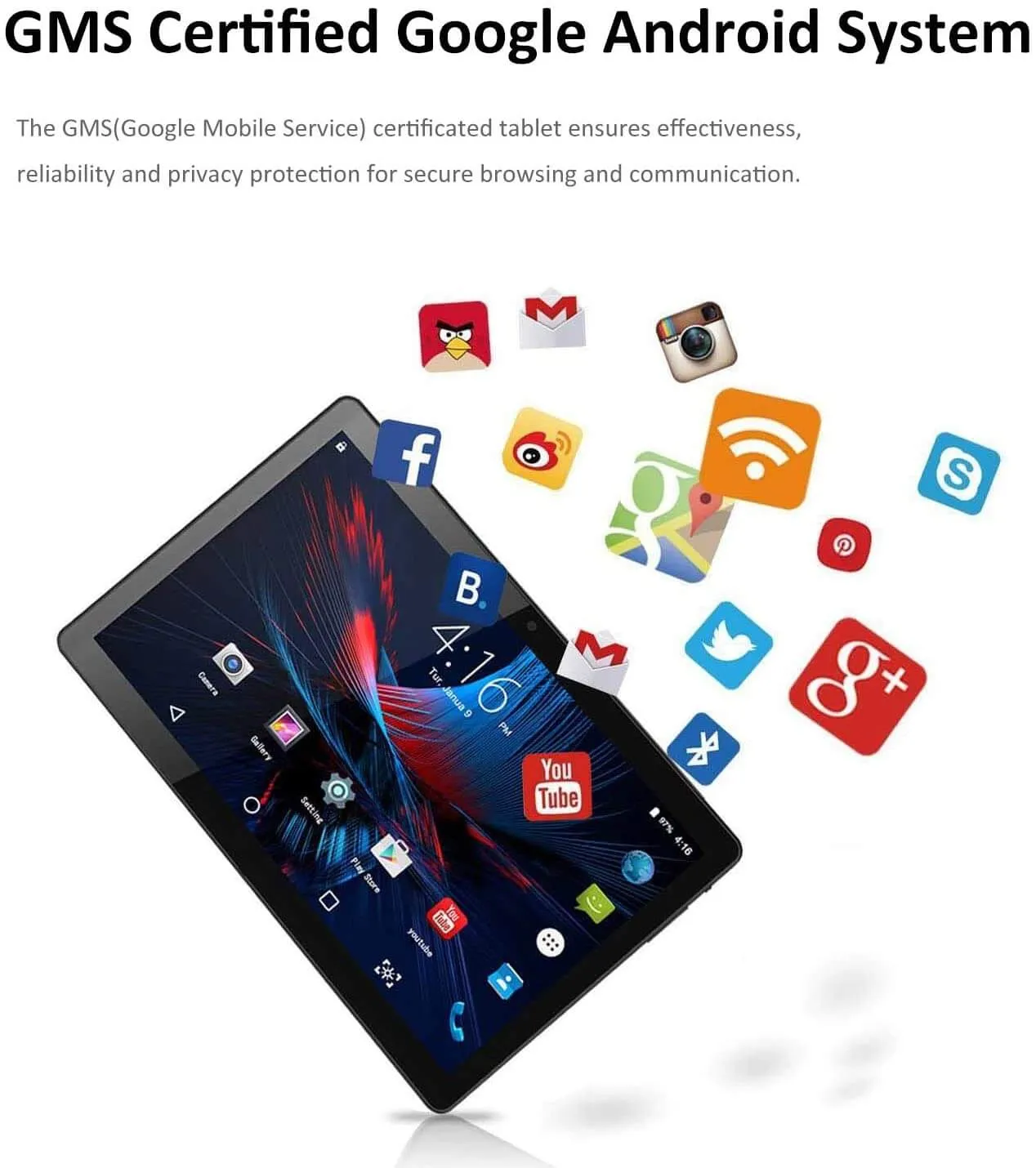 Android Tablet Black 32GB