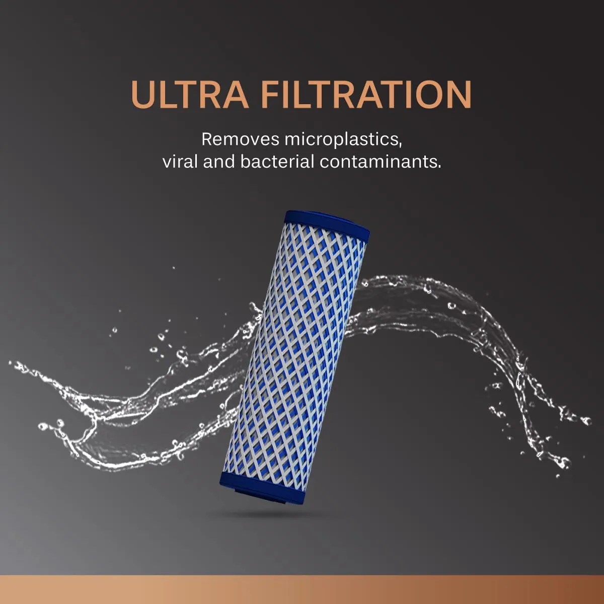 Aquaguard NEO COPPER UV UF Active Copper Tech Water Purifier | Suitable for Municipal Water Only (TDS <200 ppm) | GWPDNCUUF23000
