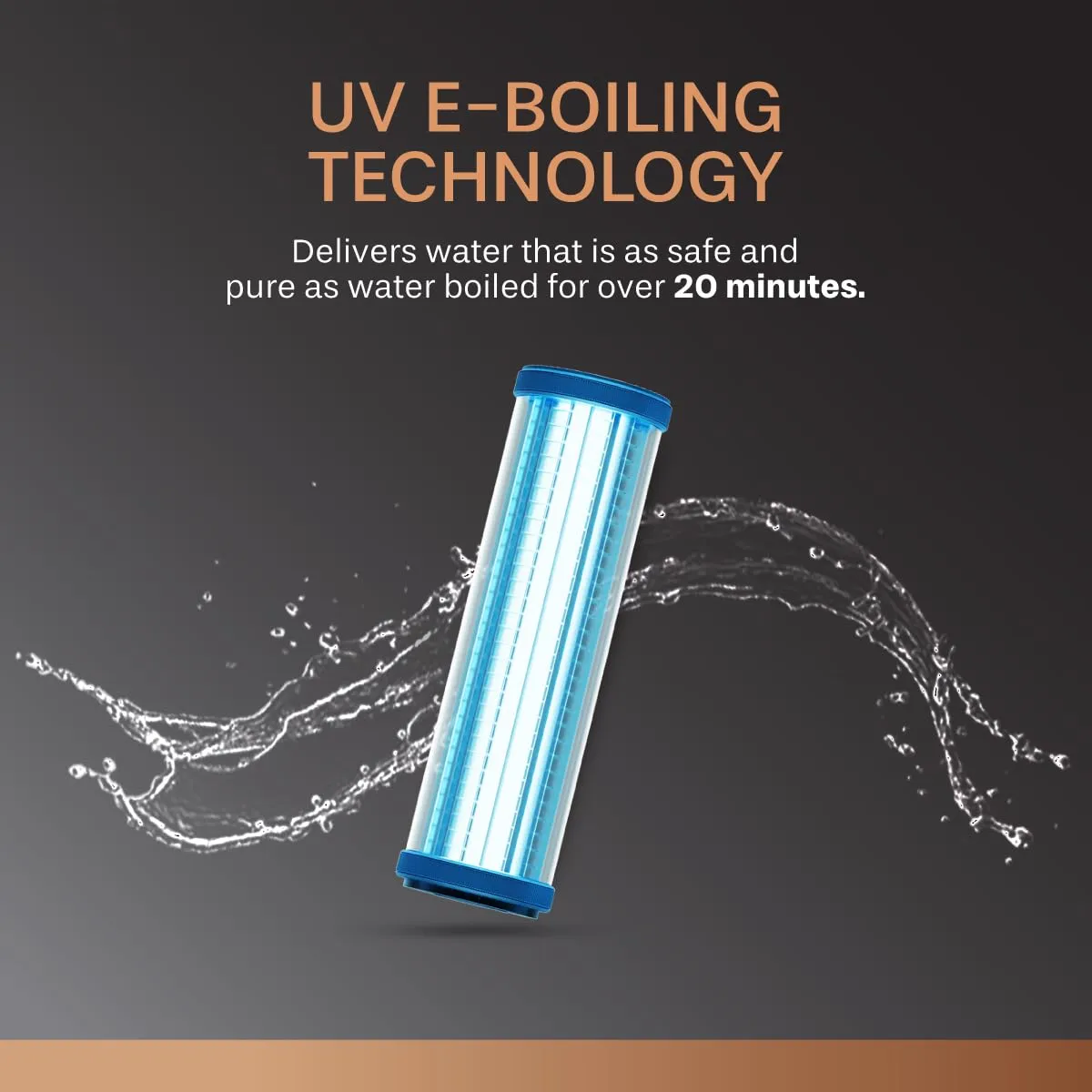 Aquaguard NEO COPPER UV UF Active Copper Tech Water Purifier | Suitable for Municipal Water Only (TDS <200 ppm) | GWPDNCUUF23000
