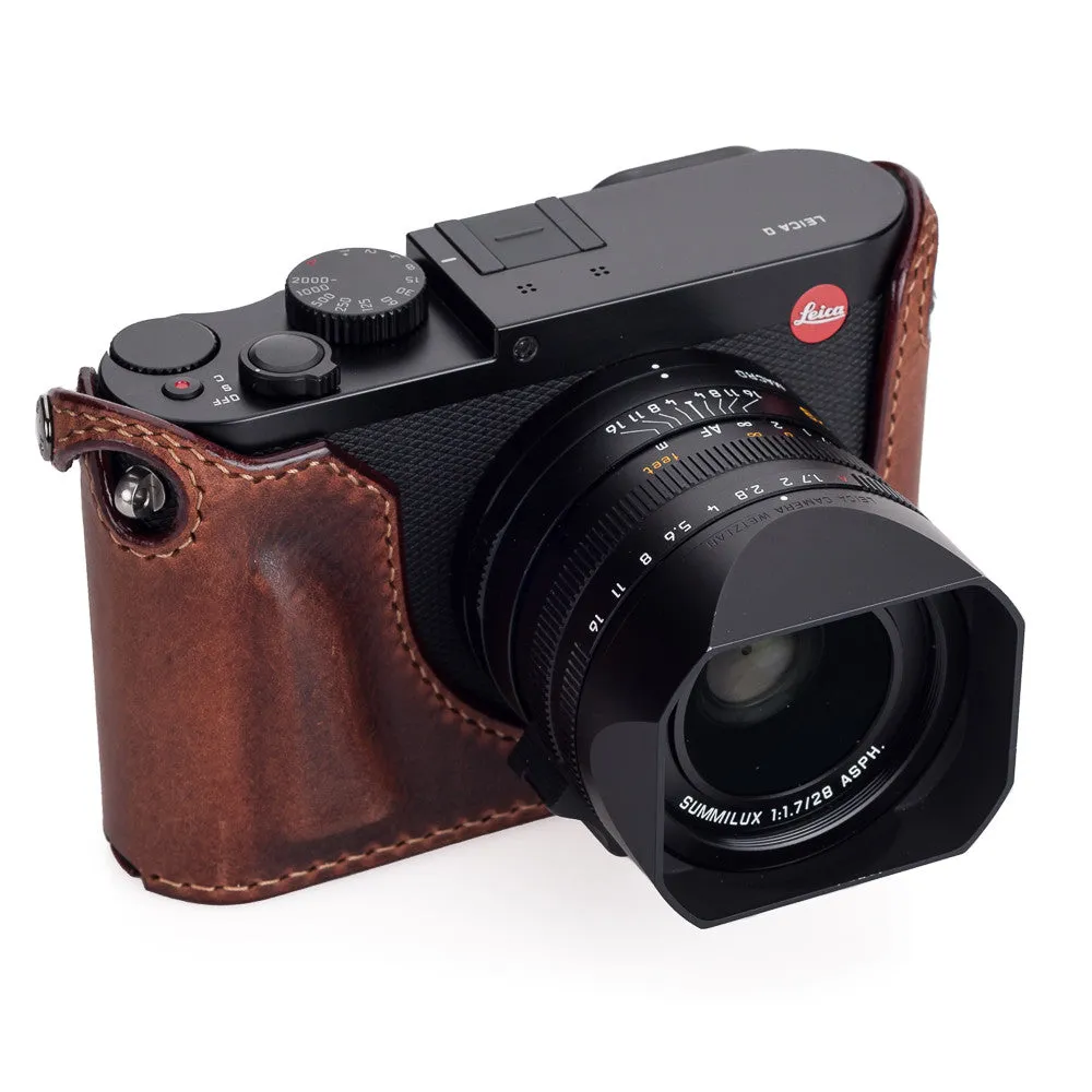 Arte di Mano Leica Q (Typ 116) Half Case with Battery Access Door - Rally Volpe