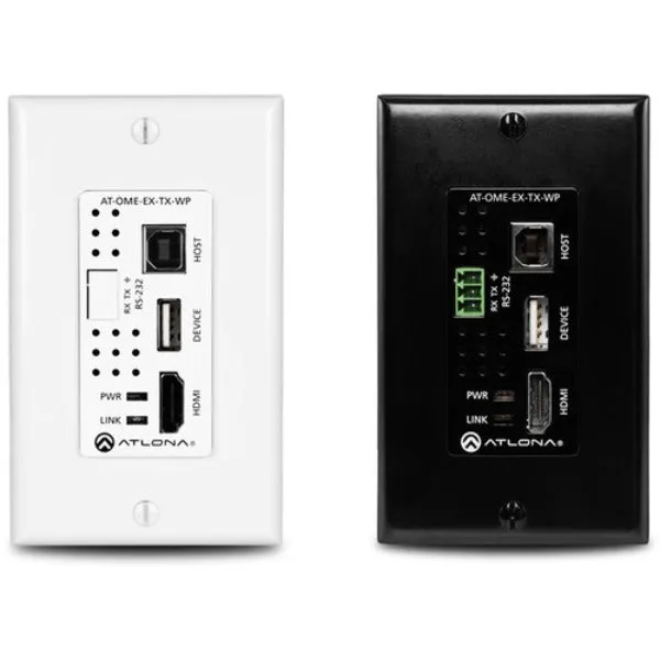 ATLONA AT-OME-EX-WP-KIT 4K/UHD HDMI Over HDBaseT TX Wallplate Kit
