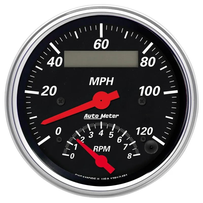 Auto Meter Designer Black Tachometer / Speedometer Combo - 3-3/8 in.