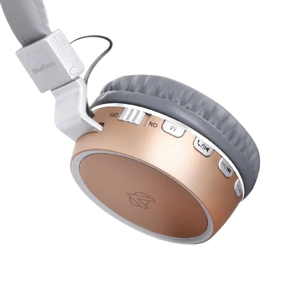B-999 GOLDEN  (BLUETOOTH HEADPHONE)
